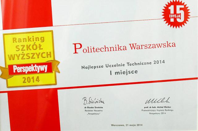 Ranking Perspektyw 2014